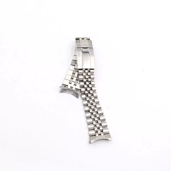 3 Silver Strap Bracelet Jubilee for Rolex Datejust 19,20mm Stainless Steel