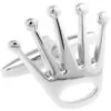 Couronne-boutons-de-manchette-roi-angleterre-de-mariage-Groom-famille-royale-bo-te Stainless Steel Cufflinks Rolex Crown Look