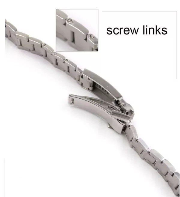ROSXX-14 Stainless Steel Strap Bracelet for Rolex GMT, Submariner with Glide-Lock - 2 Styles