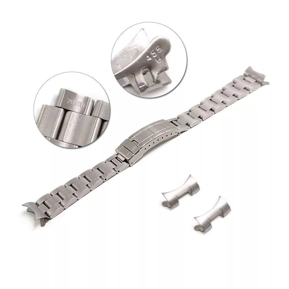 Bracelet-Acier-Steel-Strap-band-20mm-FOR-Rolex-Submariner-GMT-Vintage-153338445450 Stainless Steel Strap for Vintage Rolex Submariner, GMT...