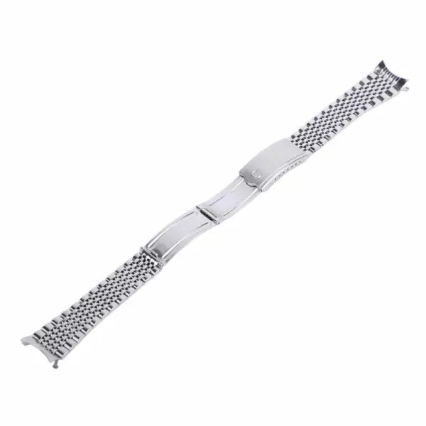 OMSS8G-2-1500 Steel Beads Of Rice Strap Bracelet for Omega Speedmaster, Seamaster 18, 19, 20mm