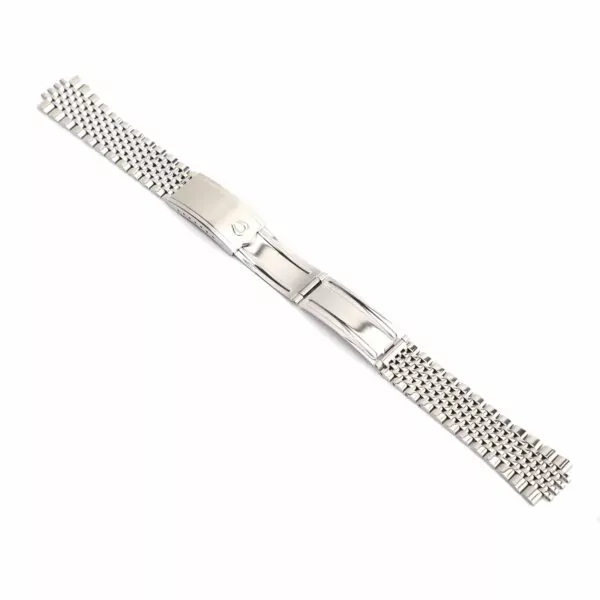 OMSS8G-2 Steel Beads Of Rice Strap Bracelet for Omega Speedmaster, Seamaster 18, 19, 20mm