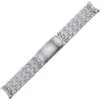 Bandes-de-montre-polies-en-acier-inoxydable-pour-Bracelet-Omega-Seamaster-300-Bracelet-de-marque-Bracelet Steel Bracelet for Omega Seamaster 007 Planet Ocean GMT Band Push Buckle