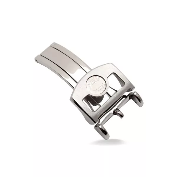 Acier-inoxydable-Argent-Boucle-Fermoirs-d-ploiement-18mm-pour-marque-montres-sp-cial-Portugal Steel Clasp Buckle For IWC PORTUGIESER Quantième Perpetual - 18mm