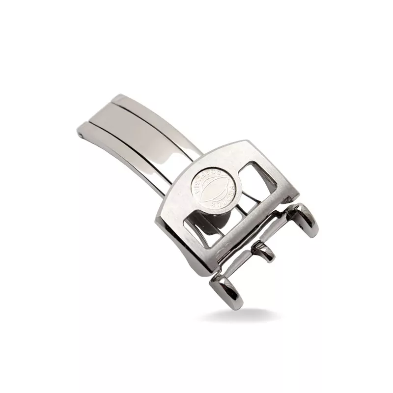 Acier-inoxydable-Argent-Boucle-Fermoirs-d-ploiement-18mm-pour-marque-montres-sp-cial-Portugal Steel Clasp Buckle For IWC PORTUGIESER Quantième Perpetual - 18mm