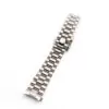 ROSS6G14-3 Strap Bracelet President for Rolex Datejust Shallow Hollow 20mm Stainless Steel