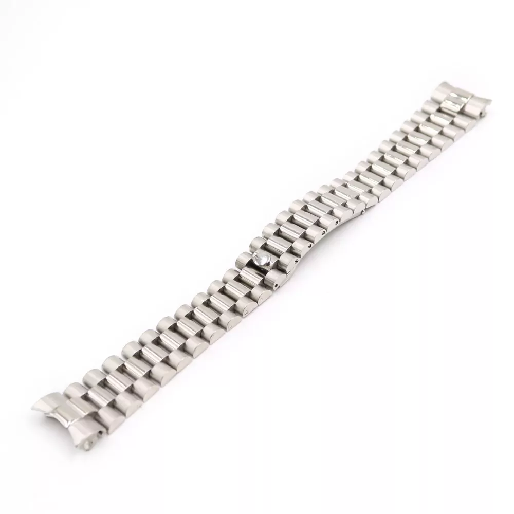 CARLYWET-20mm-316L-acier-inoxydable-solide-extr-mit-incurv-e-vis-liens-remplacement-Bracelet-de-montre (2) Strap Bracelet President for Rolex Datejust Solid End Link 13,20mm Stainless Steel