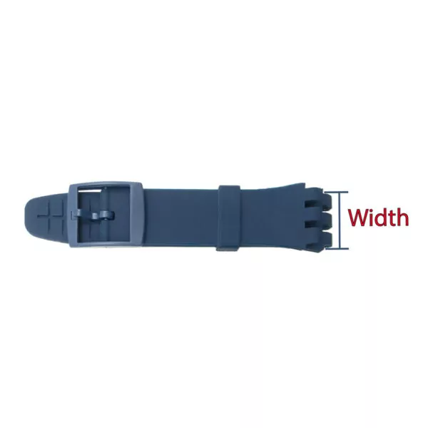 Silicon-Remplacement-strap-Swatch-16-17-18-19-20mm-28 Transparent Silicone Strap for Swatch