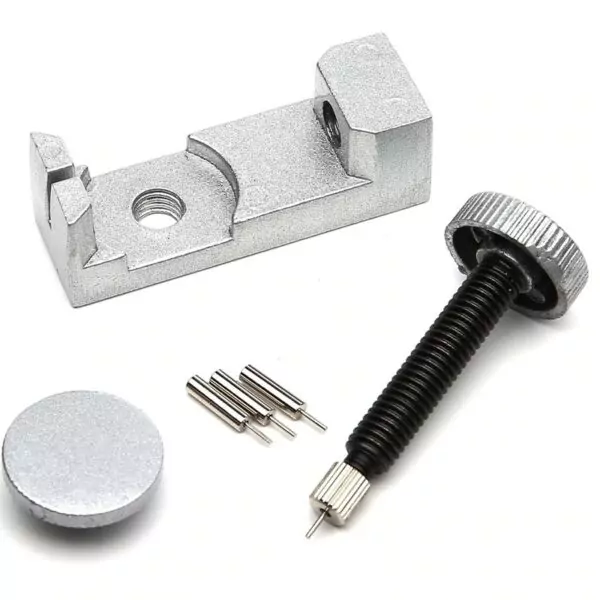 racelet-de-montre-professionnel-brace_main-2 Strap Link Remover 4 Heads In Stainless Steel