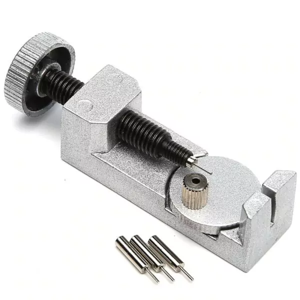 racelet-de-montre-professionnel-brace_main-3 Strap Link Remover 4 Heads In Stainless Steel