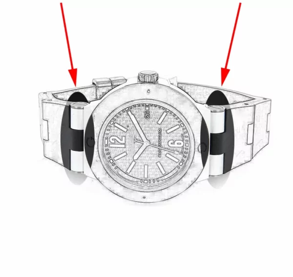 Screenshot 2020-09-05 at 21.01.50 Titanium Grey Screw for Diagono Bvlgari 38mm 21,8mm In Stainless Steel