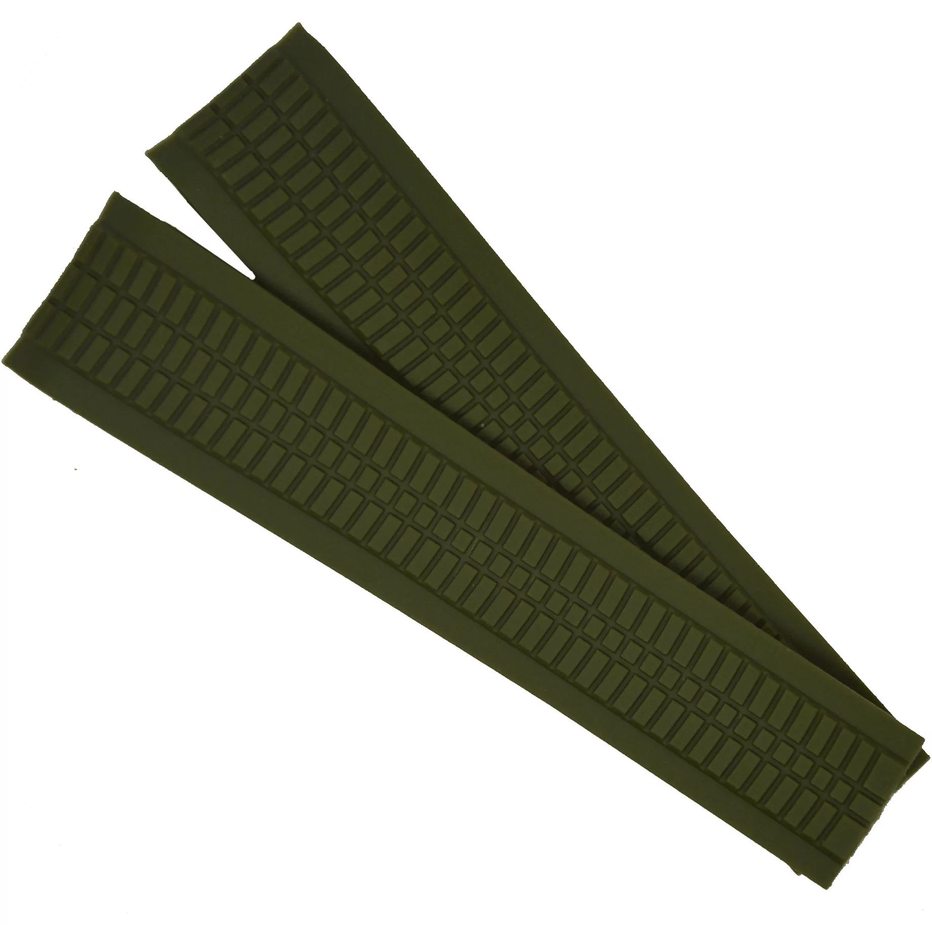 Tropical Green Rubber Strap Bracelet for Patek Philippe Aquanaut - Image 3