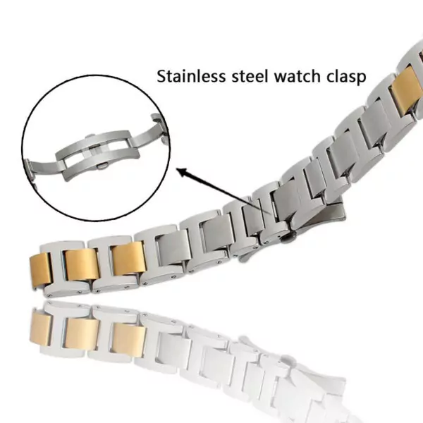 CASS8X2-13 Two-Tone Rose Gold Bracelet Ballon Bleu Cartier In Stainless Steel
