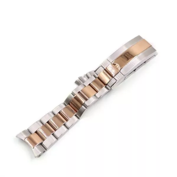 Bracelet-Replacement-Straps-for-Oyster-Rolex-Submariner-GMT-20mm-Rose-2-Tones-153338445407-6 Two-tone Rose Gold/Steel Strap for Rolex Submariner, GMT...
