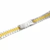 20mm-316L-En-Acier-Inoxydable-Silver-Jubilee-TwoTone-Or-Montre-Bracelet-de-Courroie-De-Bande-1 Two-Tone Steel & Yellow Gold Bracelet Jubilee for Rolex DateJust, Explorer…