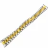 20mm-316L-En-Acier-Inoxydable-Silver-Jubilee-TwoTone-Or-Montre-Bracelet-de-Courroie-De-Bande Two-Tone Steel & Yellow Gold Bracelet Jubilee for Rolex DateJust, Explorer…