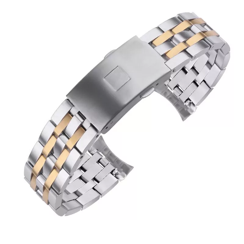 1_19mm-20mm-bracelet-de-montre-pour-Tissot-PRC200-T17-T461-T014430-T014410-T019-T055-bracelet-de Two-Tone Strap Bracelet T-SPORT PRC200 T17 T461 T014430 T014410 - Stainless Steel