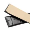 bracelet-de-montre-en-cuir-de-grain-de-p_main-3 Black Leather for Cartier Santos Dumont Ultra Thin in Alligator Grain