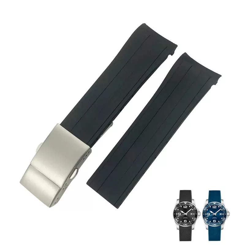variant-image-band-color-black-2-4 Black Strap for Hydroconquest L3 Longines Version 2 In Rubber