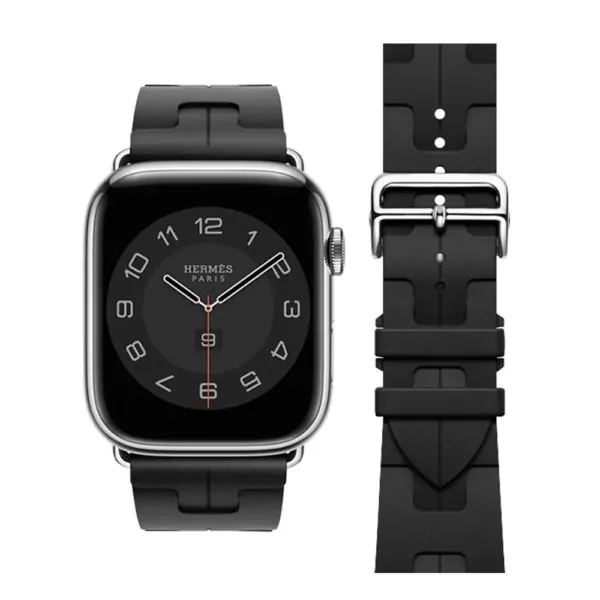 variant-image-band-color-black-3 Black Single Tour Rubber Band for Apple iWatch Series