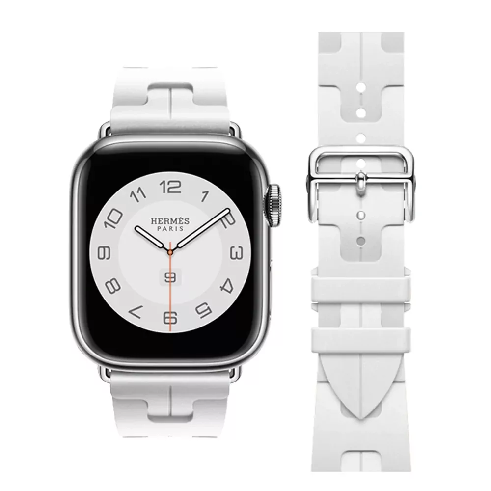 variant-image-band-color-white-4 White Single Tour Rubber Band for Apple iWatch Series