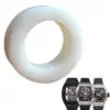 white_ontre-couronne-anneau-en-caoutchouc-pou_variants-5 White Crown Ring for Richard Mille R011, RM035, RM010 Rubber