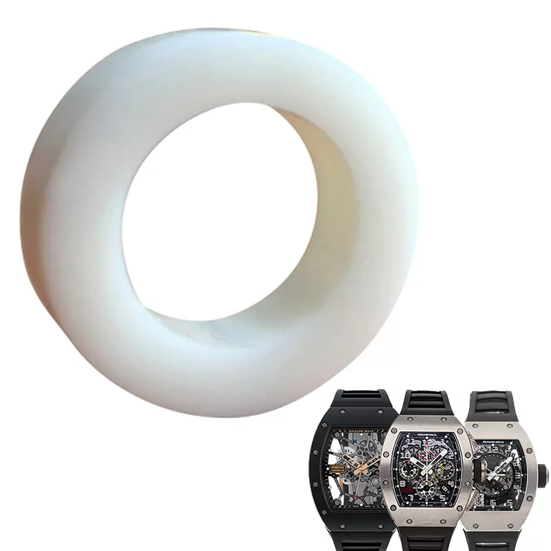 white_ontre-couronne-anneau-en-caoutchouc-pou_variants-5 White Crown Ring for Richard Mille R011, RM035, RM010 Rubber