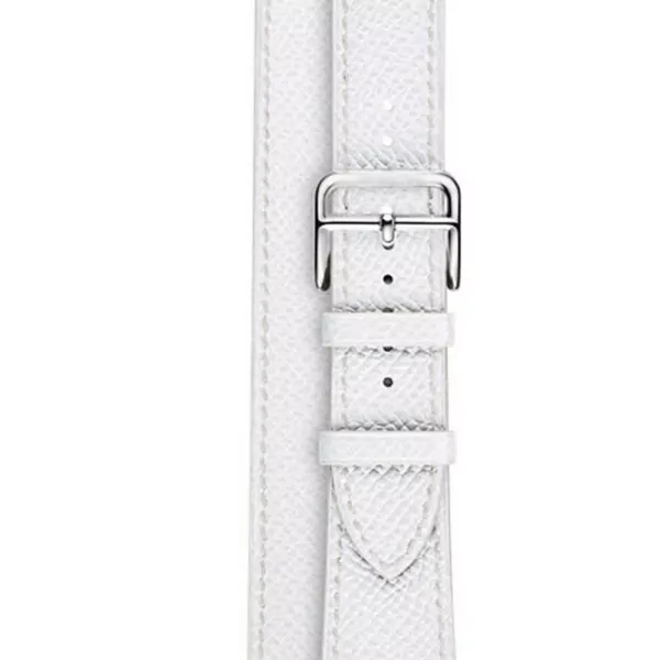 8_URVOI-Double-tour-bracelet-pour-apple-watch-s-rie-5-4-3-2-bracelet-pour-iwatch White Double Tour Band Apple iWatch Hermes In Leather
