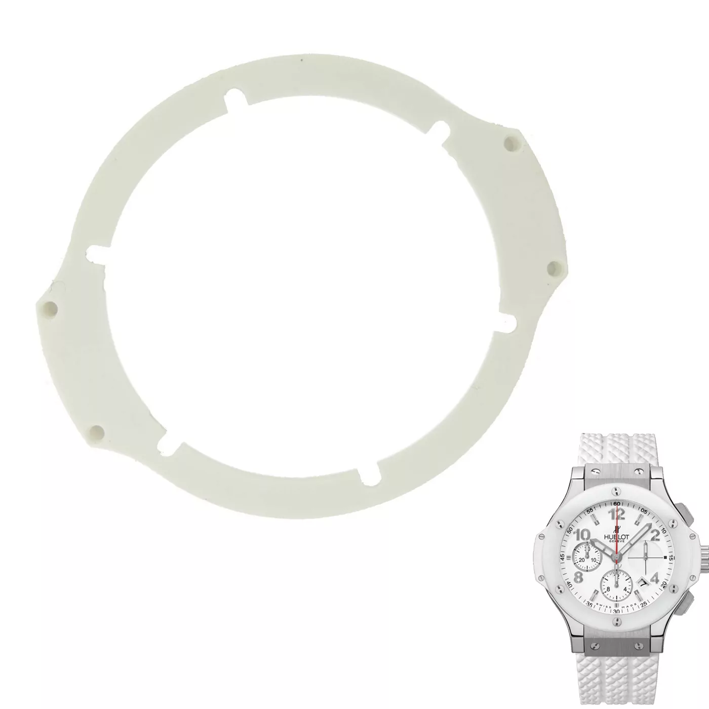s-l1600 White Inner Bezel Hublot Big Bang Plastic