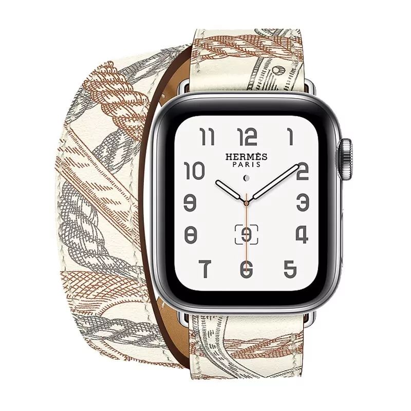 9_our-bracelet-de-montre-apple-5-4-3-2-he_variants-8 White Printed Double Tour Band Apple iWatch Hermes In Leather
