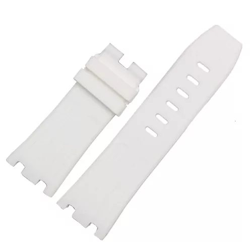 White White Rubber Strap for Audemars Piguet Royal Oak Offshore