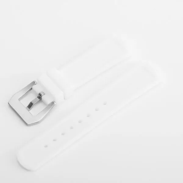 LVFR4H.S-2 White Rubber Strap for Louis Vuitton Tambour