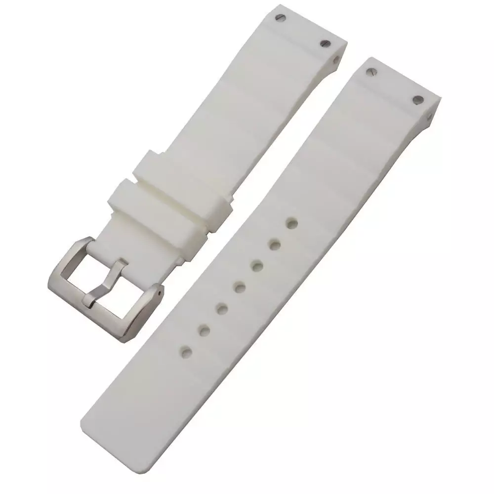 CASRXJ1-10 White Strap Santos XL Cartier 23mm In Rubber