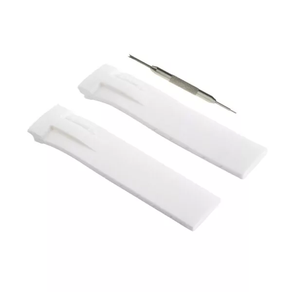 T-Race-Rubber-Strap-Band-21mm-21 White Strap T-Race Tissot Moto GP T027, T048 T04841 21mm In Rubber
