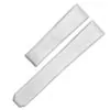 Adapt-pour-TAG-Heuer-F1-doux-fil-soie-bracelets-de-montre-peau-de-vache-en6 White Strap TAG Heuer Formula 1 Lady In Satin Leather 17x15mm
