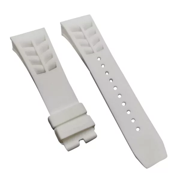 White strap_op-qualite-hommes-impermeable-a-leau-e_variants-7 White Vented Strap for Richard Mille In Rubber