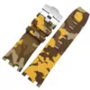 APSRXK-1 Yellow Camouflage Rubber Strap for Audemars Piguet Royal Oak Offshore