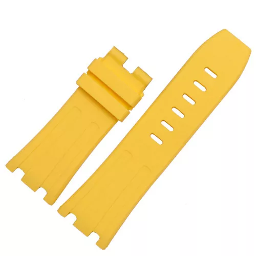 APSR6K-2 Yellow Rubber Strap for Audemars Piguet Royal Oak Offshore