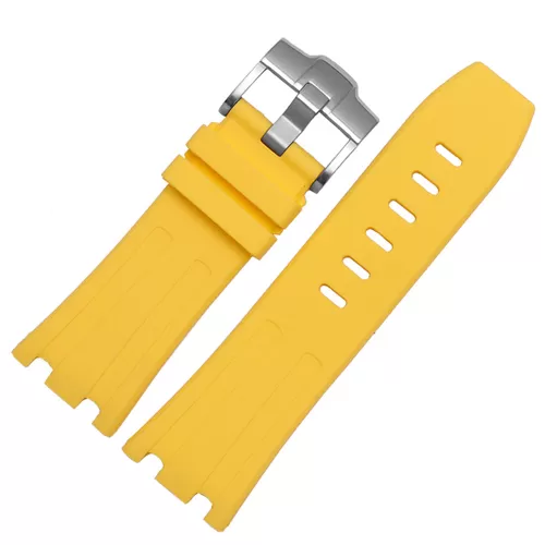 APSR6K-3 Yellow Rubber Strap for Audemars Piguet Royal Oak Offshore