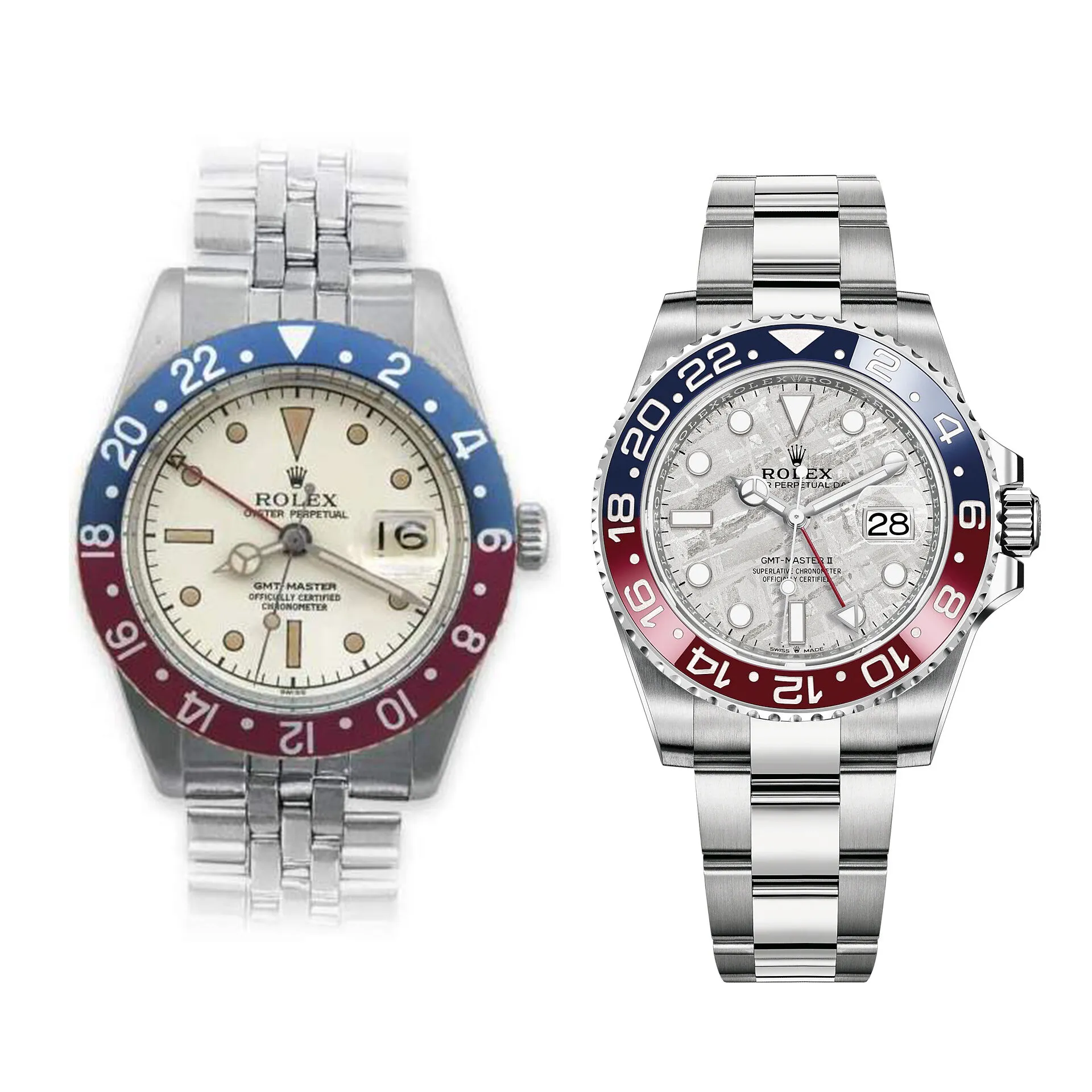 Ultimate Guide to the Rolex GMT Master I & II - Parts for Watch