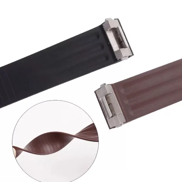 Watch_Strap_for_Cartier_Roadster_In_Rubber_Extra_10 Black Rubber Strap Band for Cartier Roadster Quick Switch - 19mm