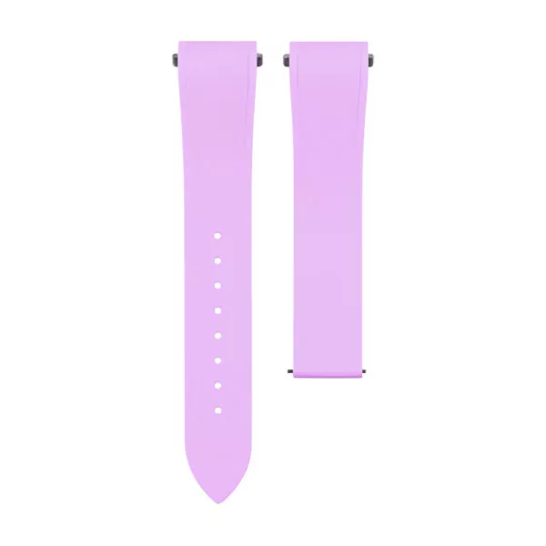 WechatIMG3494 Purple Rubber Strap Band for Santos Medium Quick Switch