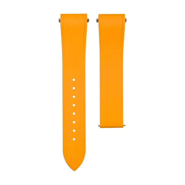 WechatIMG3496 Orange Rubber Strap Band for Santos Medium Quick Switch
