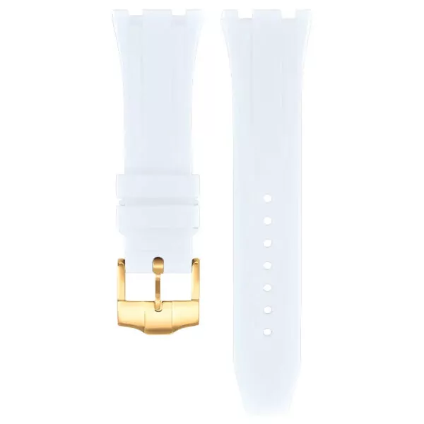 White-Strap-Royal-Oak-Audemars-Piguet-24mm-In-Rubber_5 White Strap Royal Oak Audemars Piguet 24mm In Rubber
