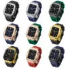 kit-de-modification-compatible-avec-appl_main-4 Black and Silver Rubber Band for Apple iWatch Series with Royal Oak End Links