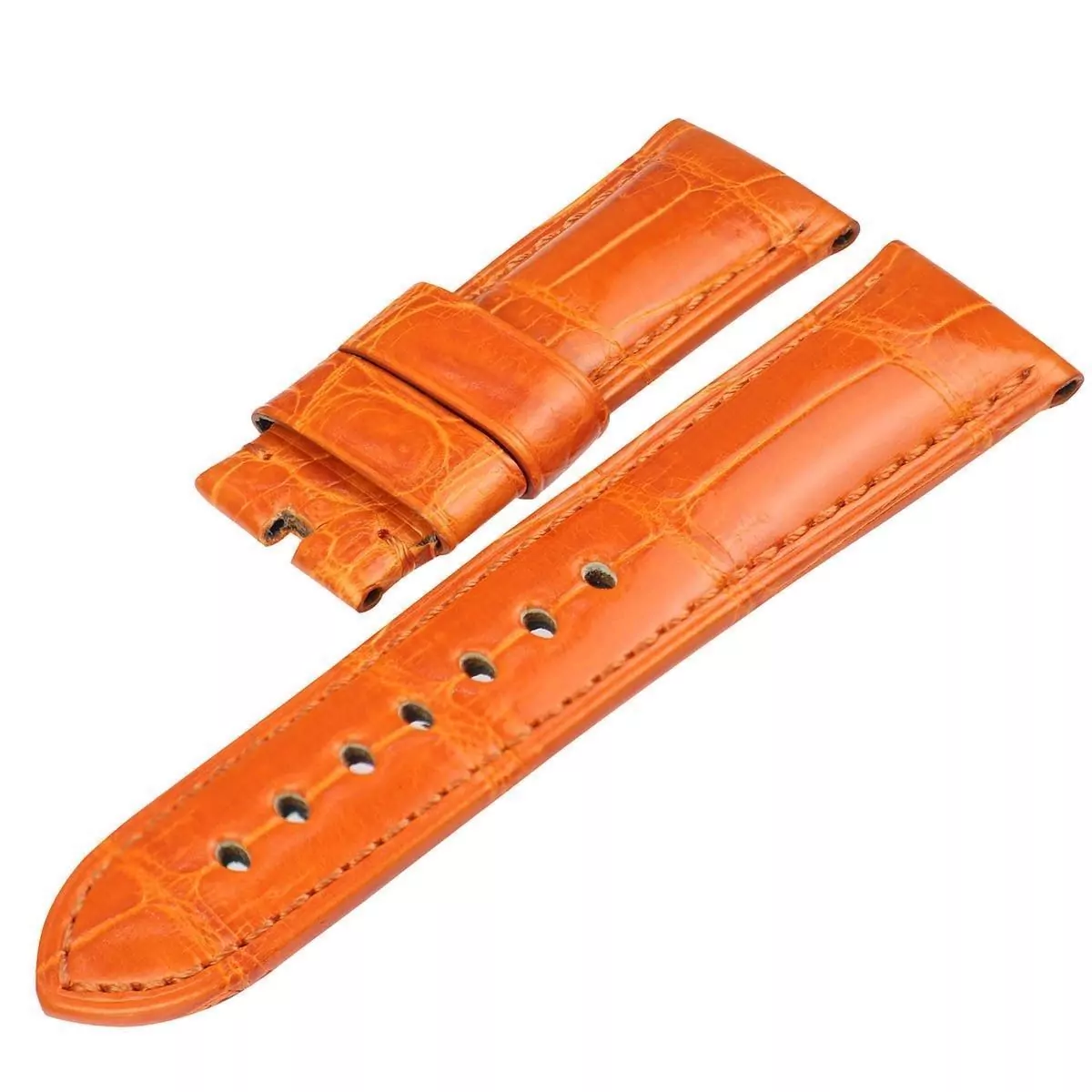 orange-genuine-crocodile-leather-strap-bracelet-for-panerai-marina-luminor Orange Crocodile Strap Bracelet for Panerai Marina, Luminor...