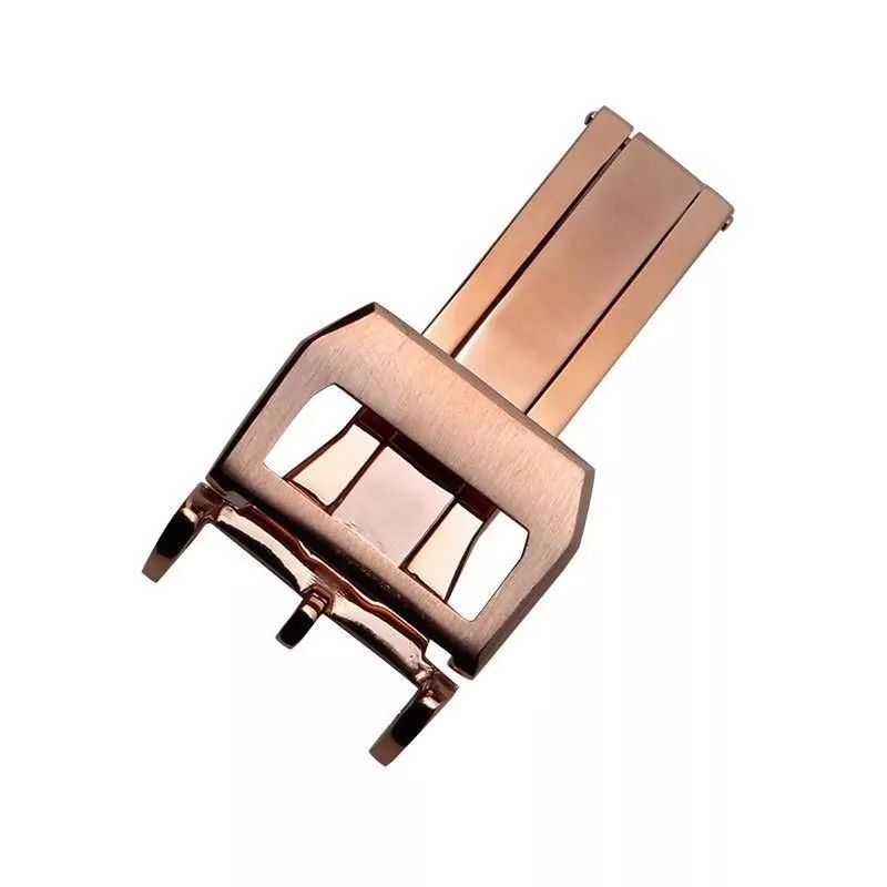 rose-gold-iwc-butterfly-folding-buckle-stainless-steel Rose Gold IWC Butterfly Folding Buckle – Stainless Steel