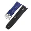 Corned_crocodile_pattern_strap_for_Audemars_Piguet_royal_oak_offshore_ap_5 Blue Crocodile Corned Grain Leather Bracelet for Audemars Piguet Royal Oak Offshore - 28mm