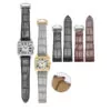 Grey_Strap_for_Cartier_Santos Dumont_1 Grey Alligator Grain Leather for Cartier Santos W2007051- 2 sizes