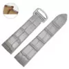 Grey_Strap_for_Cartier_Santos Dumont_5 Grey Alligator Grain Leather for Cartier Santos W2007051- 2 sizes